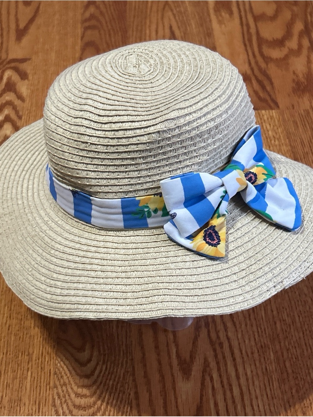 Ningbo Straw Hat Boho Chic Garden Floral Bow Hat Band Flexible 12 Inch Wide